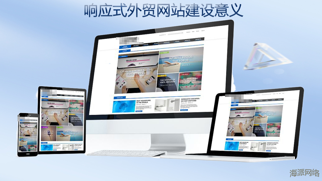 响应式外贸网站建设意义