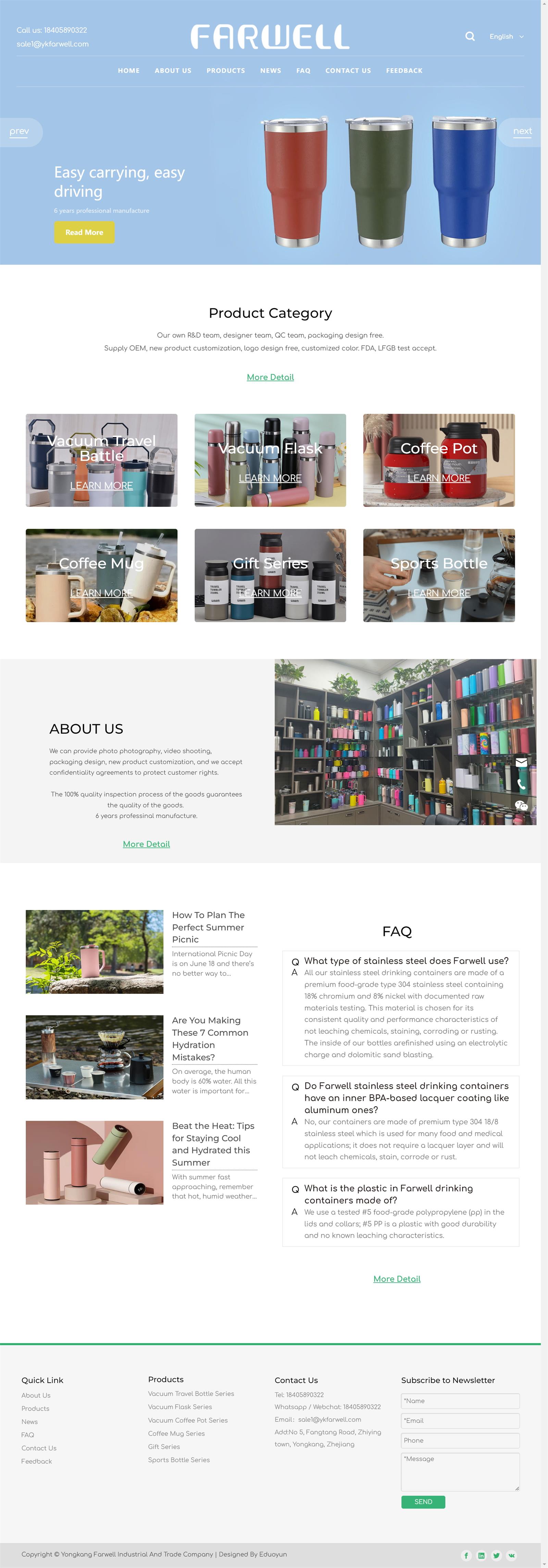 Home-Yongkang Farwell Industrial And Trade Company