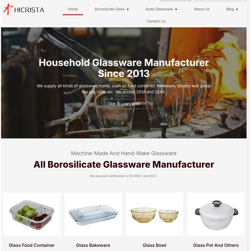 Custom Glass Ware Manufacturer In China _ Zibo Hic